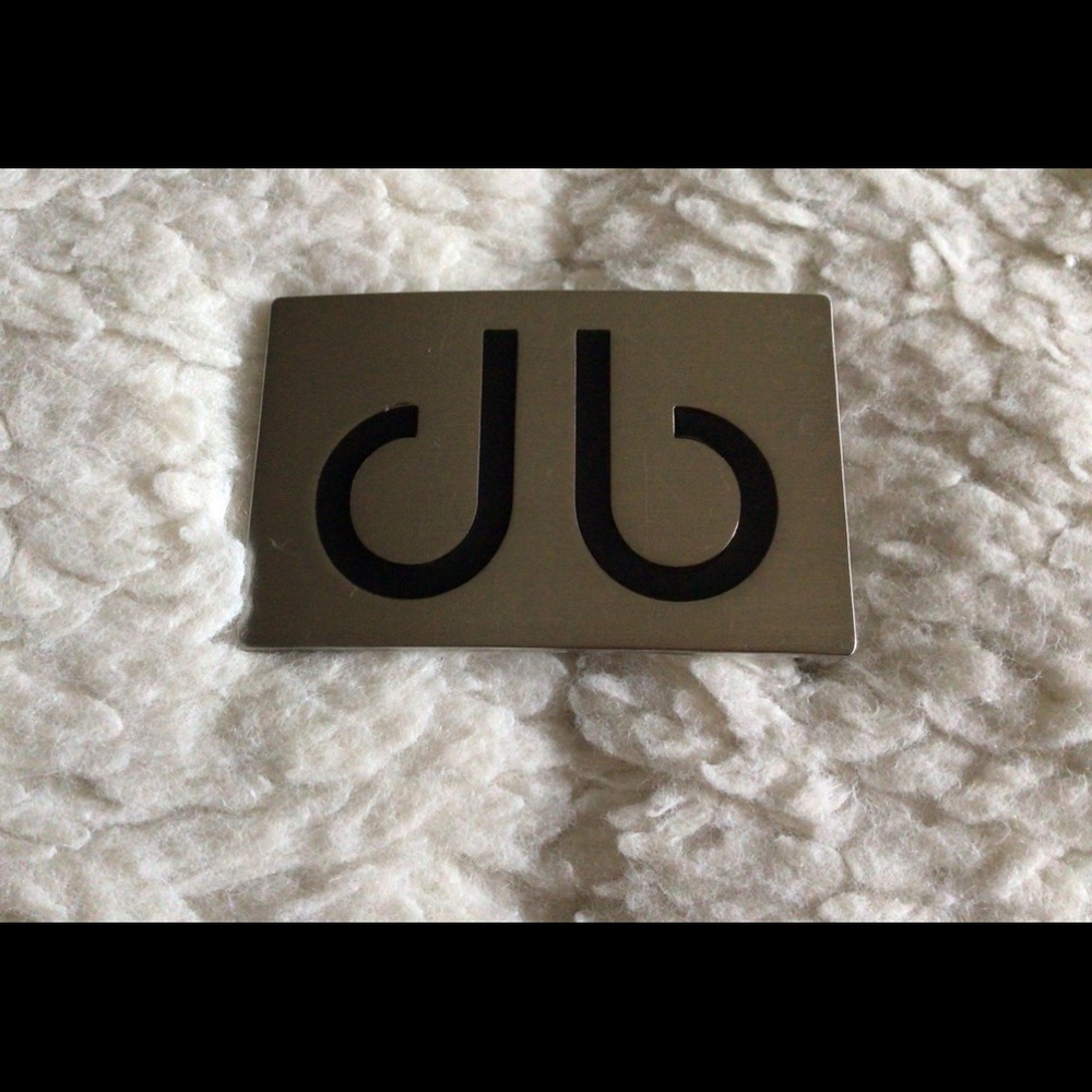 Druh Infill Black and Silver Belt Buckle